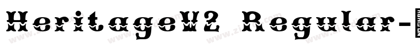 HeritageV2 Regular字体转换